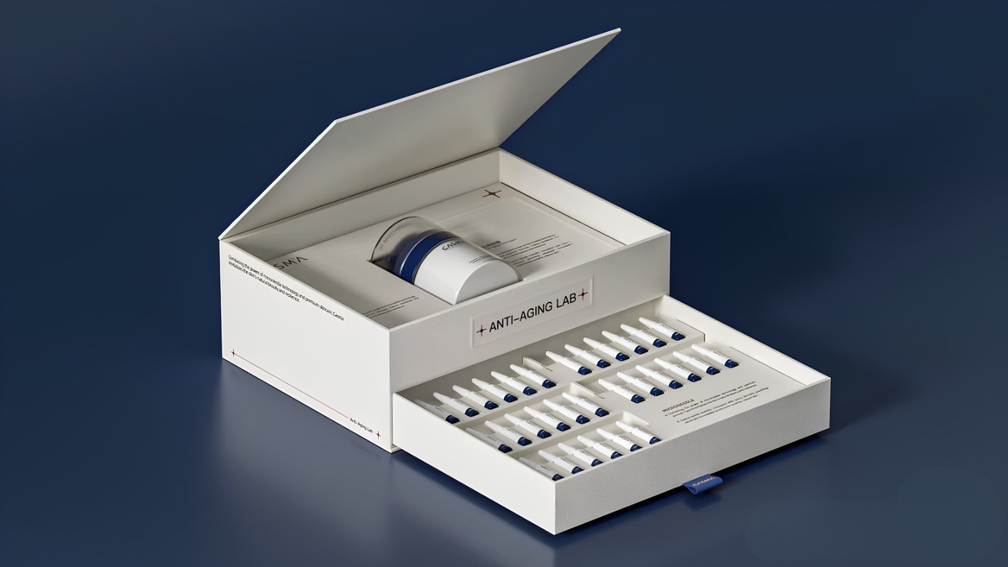 Flip Drawer Double Layer Box