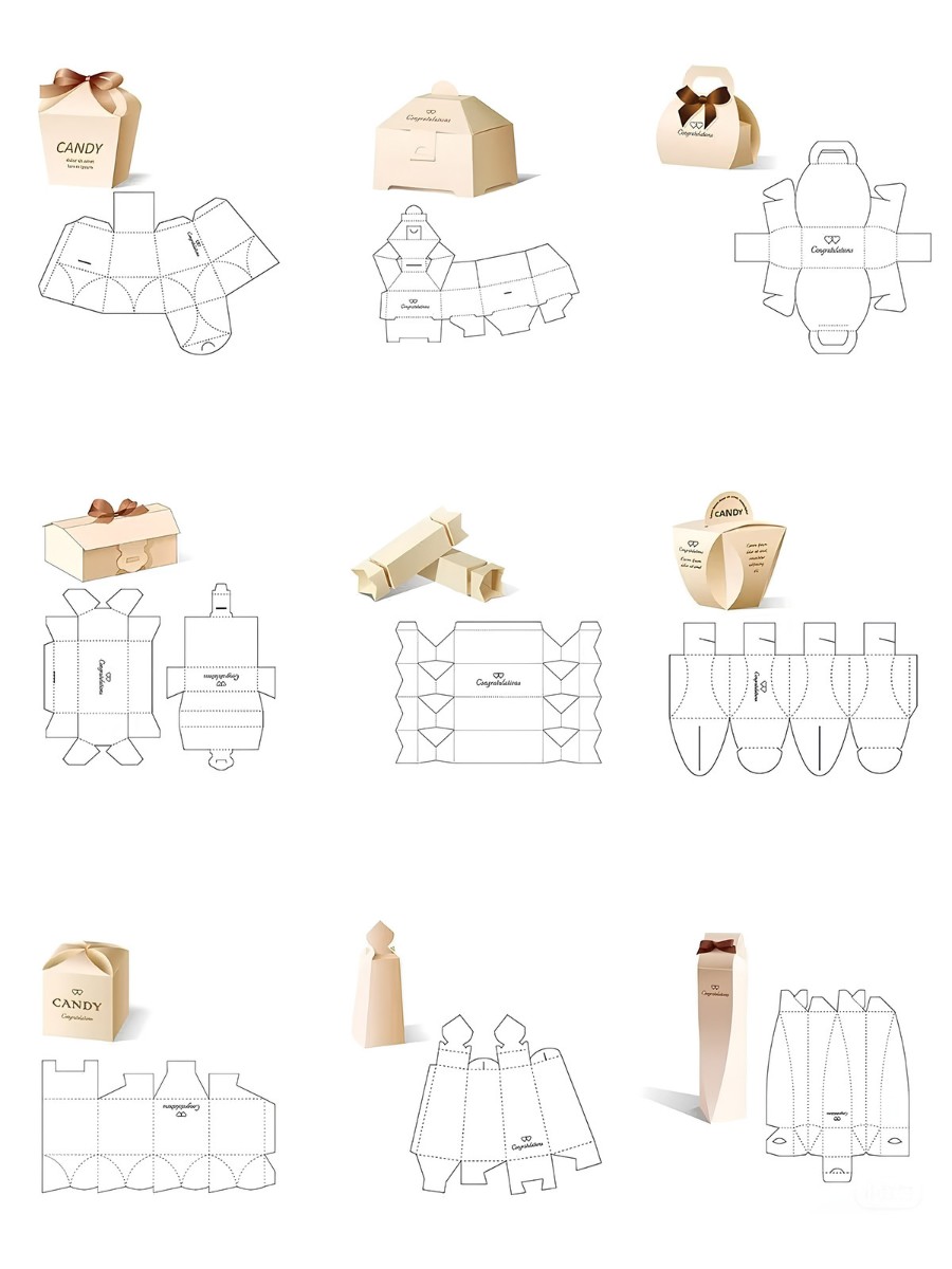 Assorted Irregular Boxes